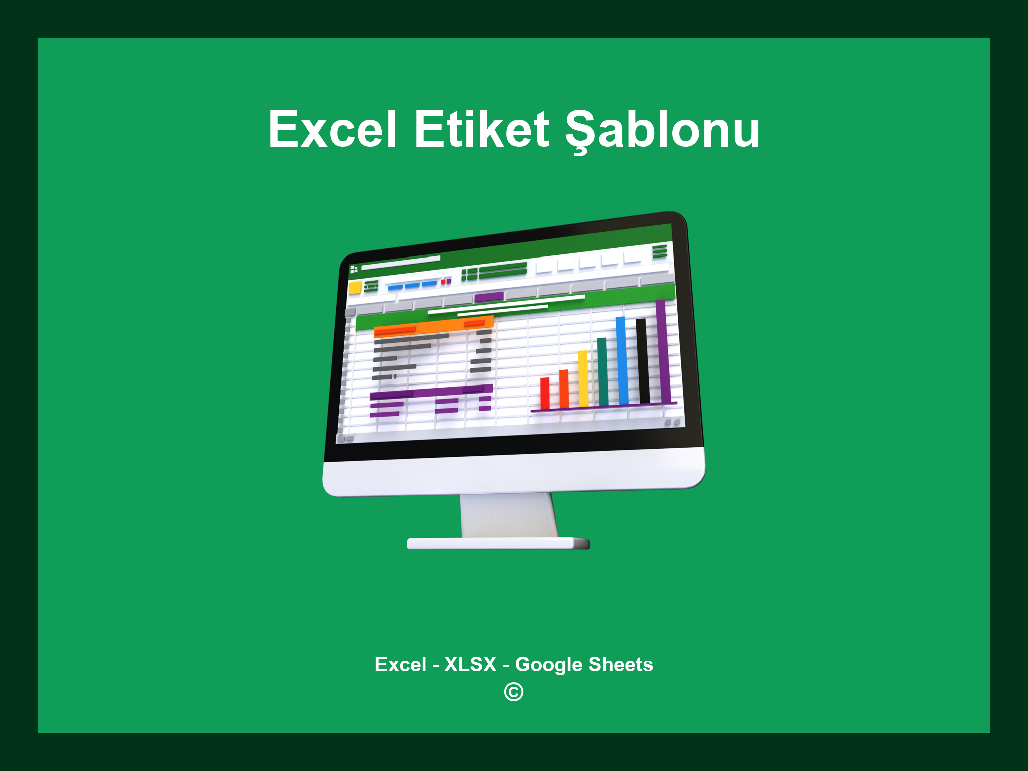 Excel Etiket Şablonu