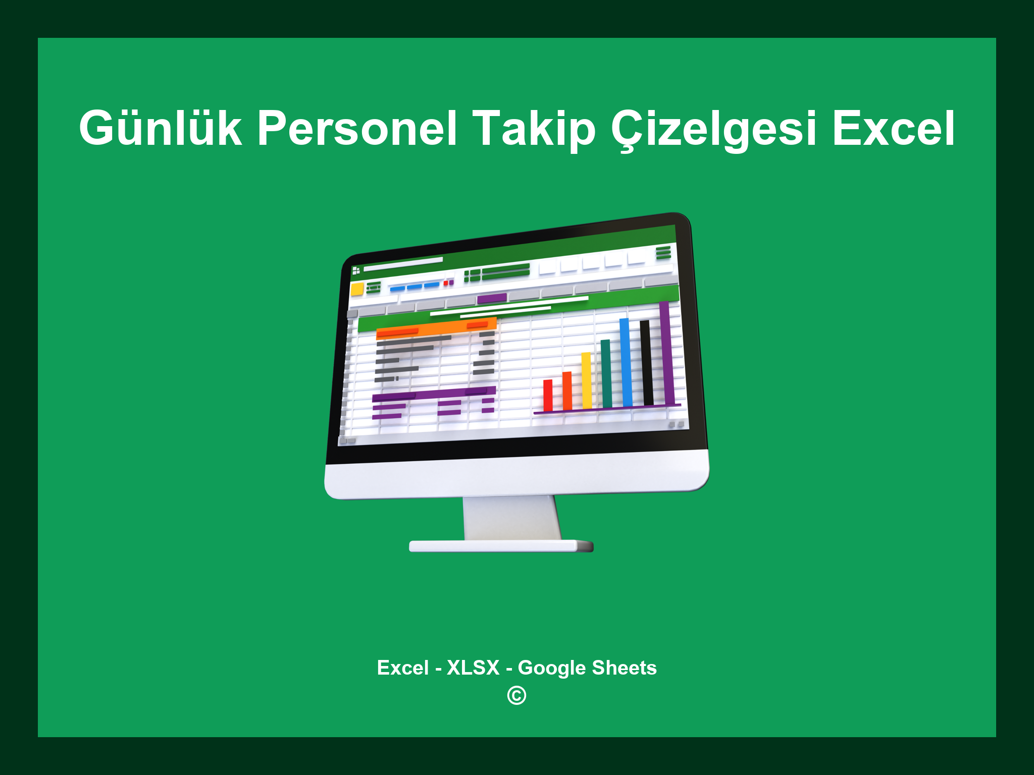 Günlük Personel Takip Çizelgesi Excel