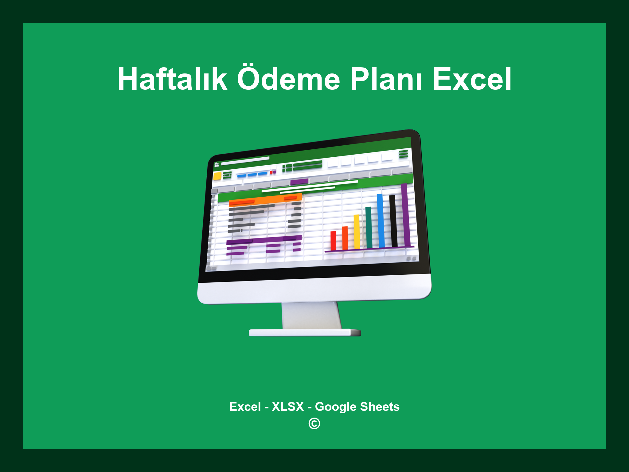 Haftalık Ödeme Planı Excel