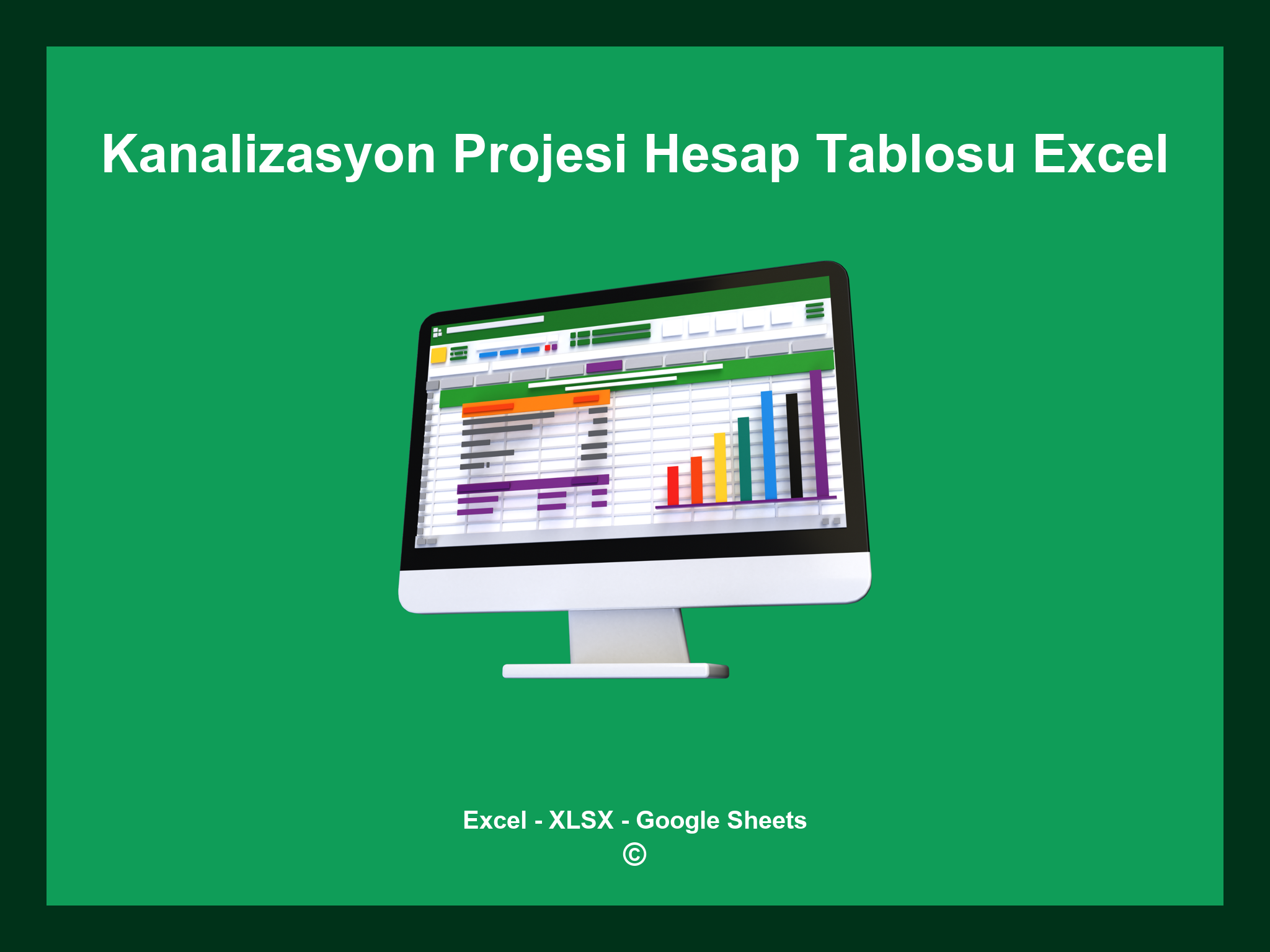 Kanalizasyon Projesi Hesap Tablosu Excel