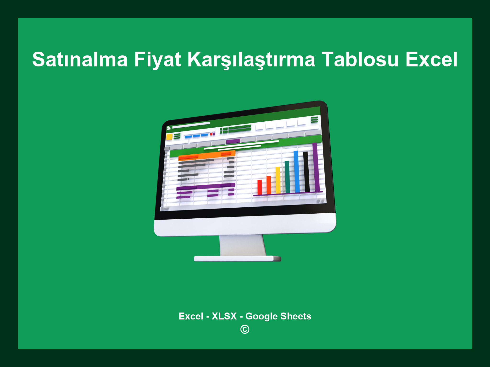 Satınalma Fiyat Karşılaştırma Tablosu Excel