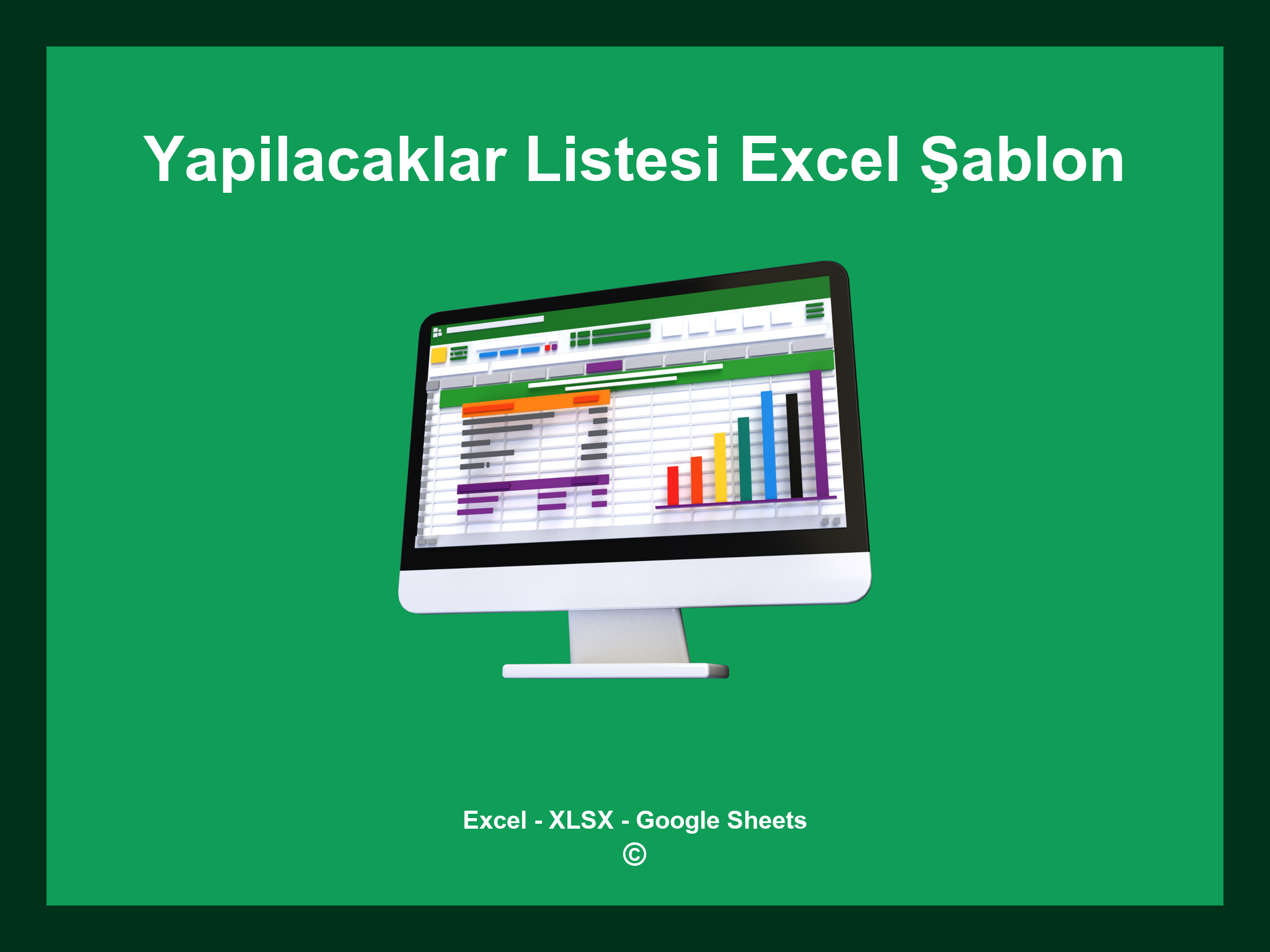 Yapilacaklar Listesi Excel Şablon